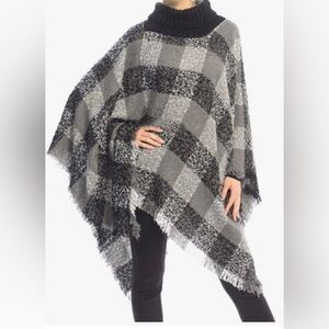 Sweater Knit Poncho/Cape